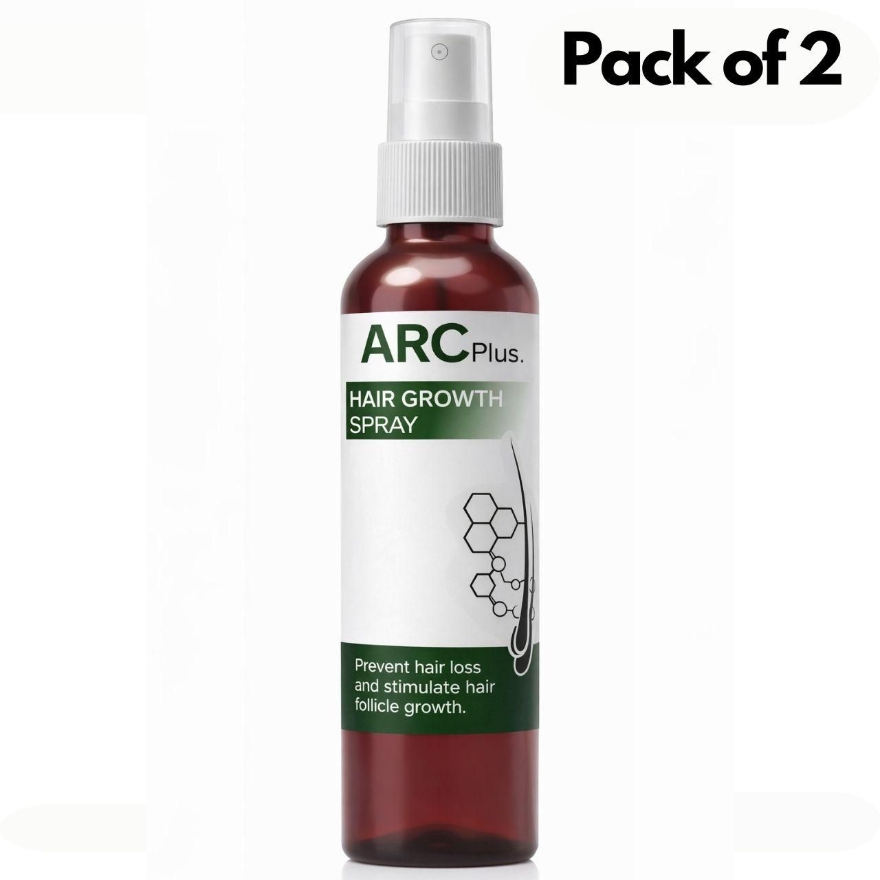 ARC Plus Hair Growth Spray 100 ml each Pack of 2